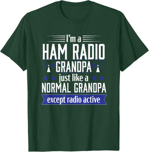 Ham Radio Operator Amateur Radio Funny Grandpa Gift Men T-Shirt - T-Shirt | Forest
