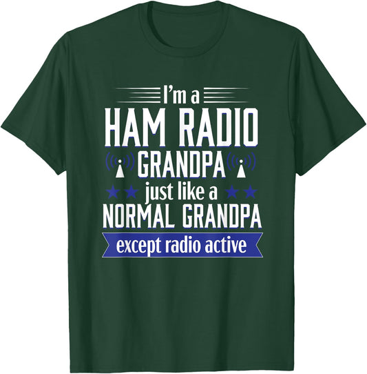 Ham Radio Operator Amateur Radio Funny Grandpa Gift Men T-Shirt - T-Shirt | Forest