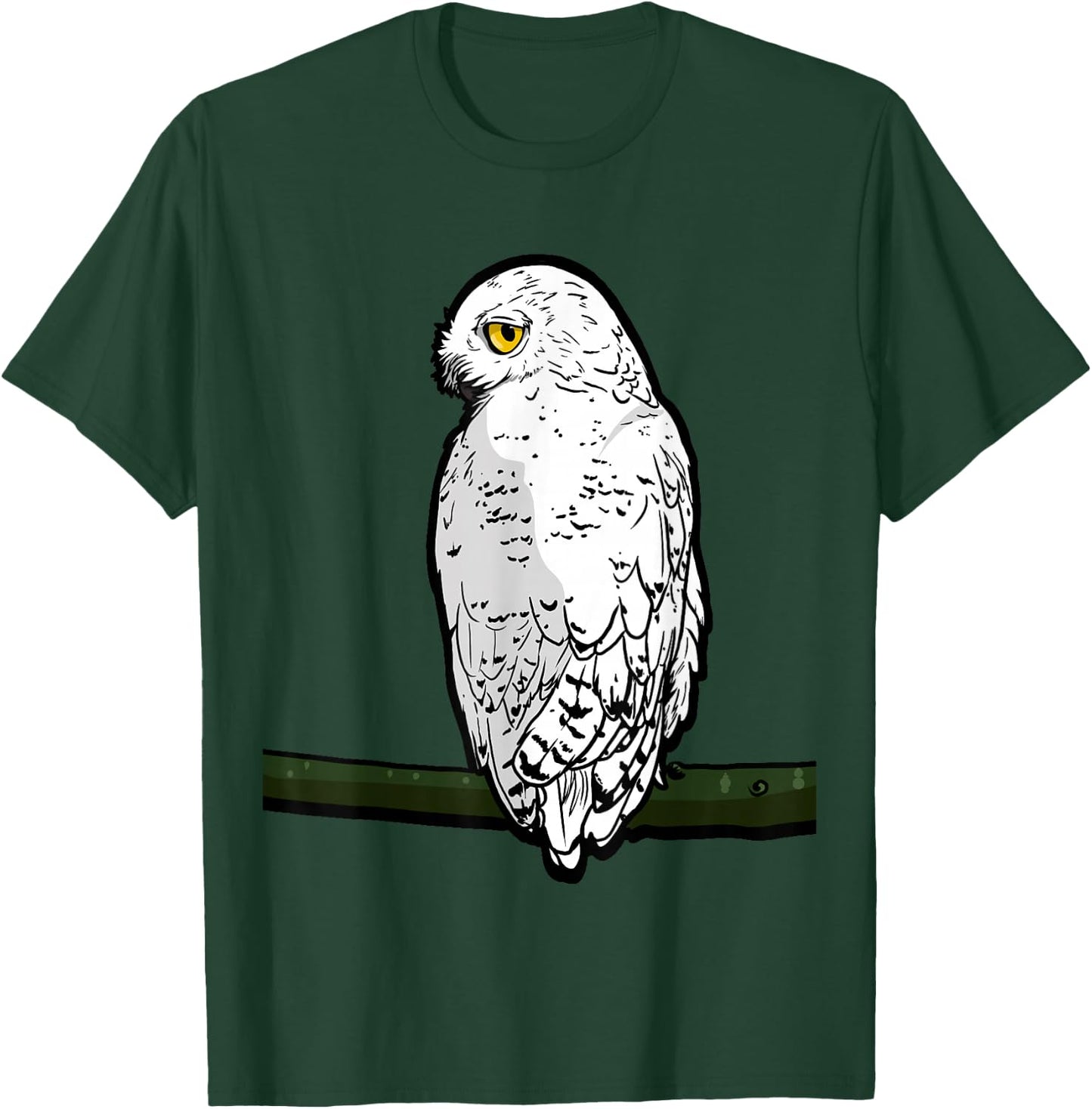Snow Owl Gift T-Shirt - T-Shirt | Forest