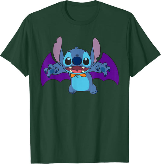 Disney Stitch Halloween Bat Costume T-Shirt - T-Shirt | Forest
