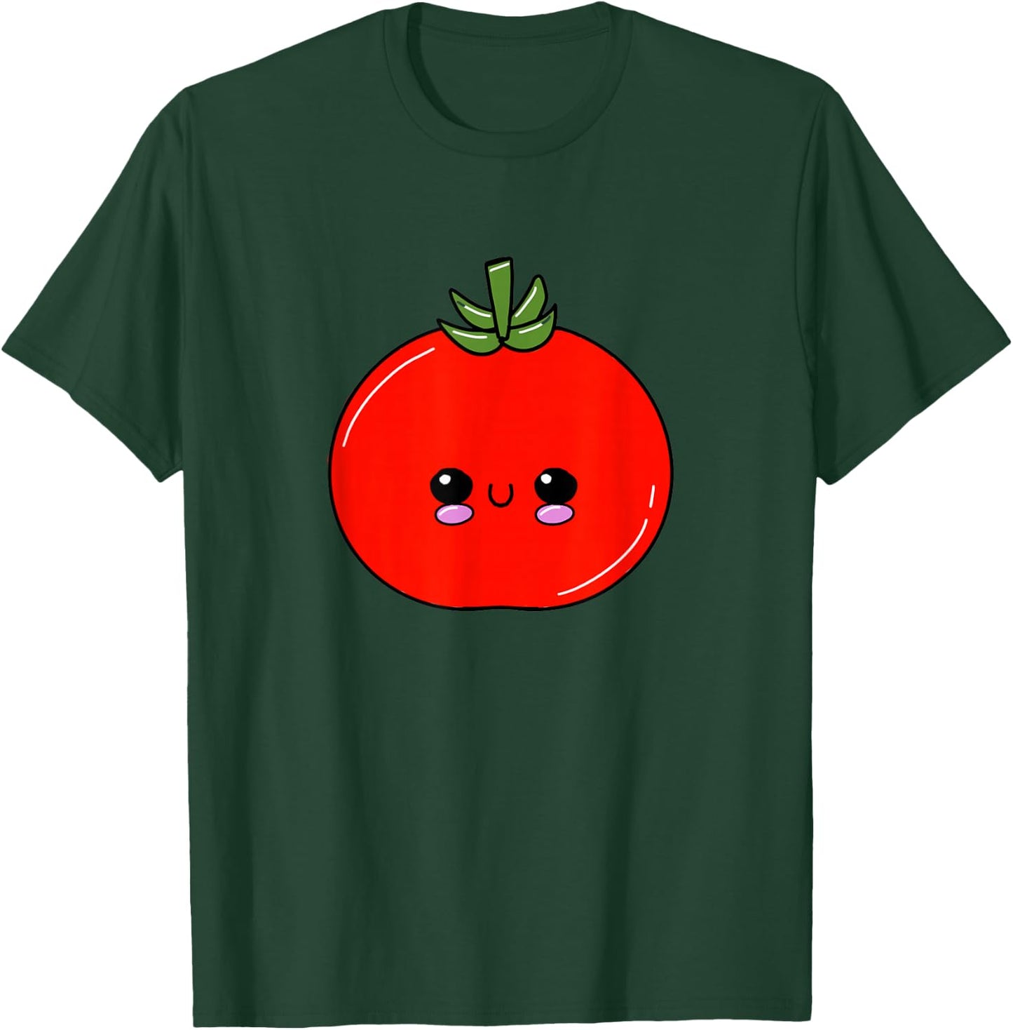 Cute Loves Tomatoes Fruit Gardening Adult Kids Toddler 5T 4T T-Shirt - T-Shirt | Forest