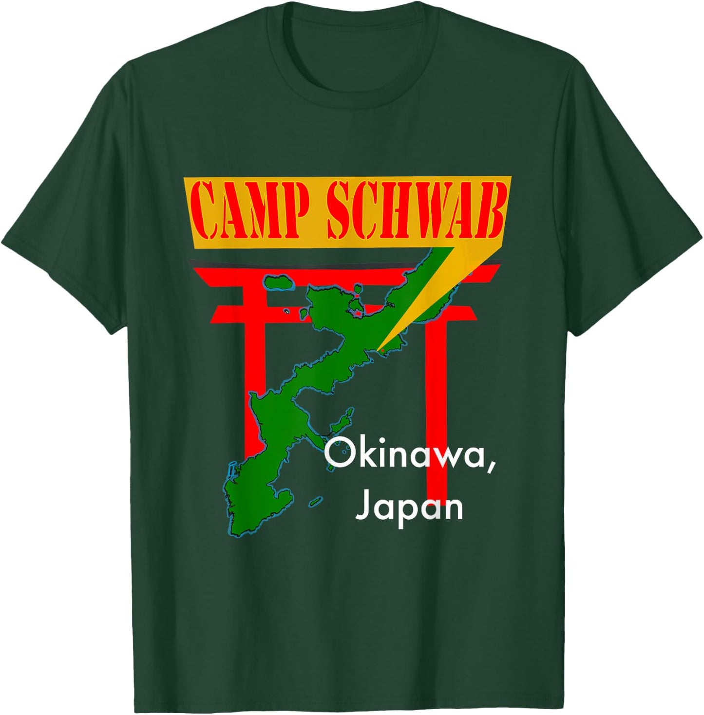 Camp Schwab, Nago, Okinawa, Japan T-Shirt - T-Shirt | Forest