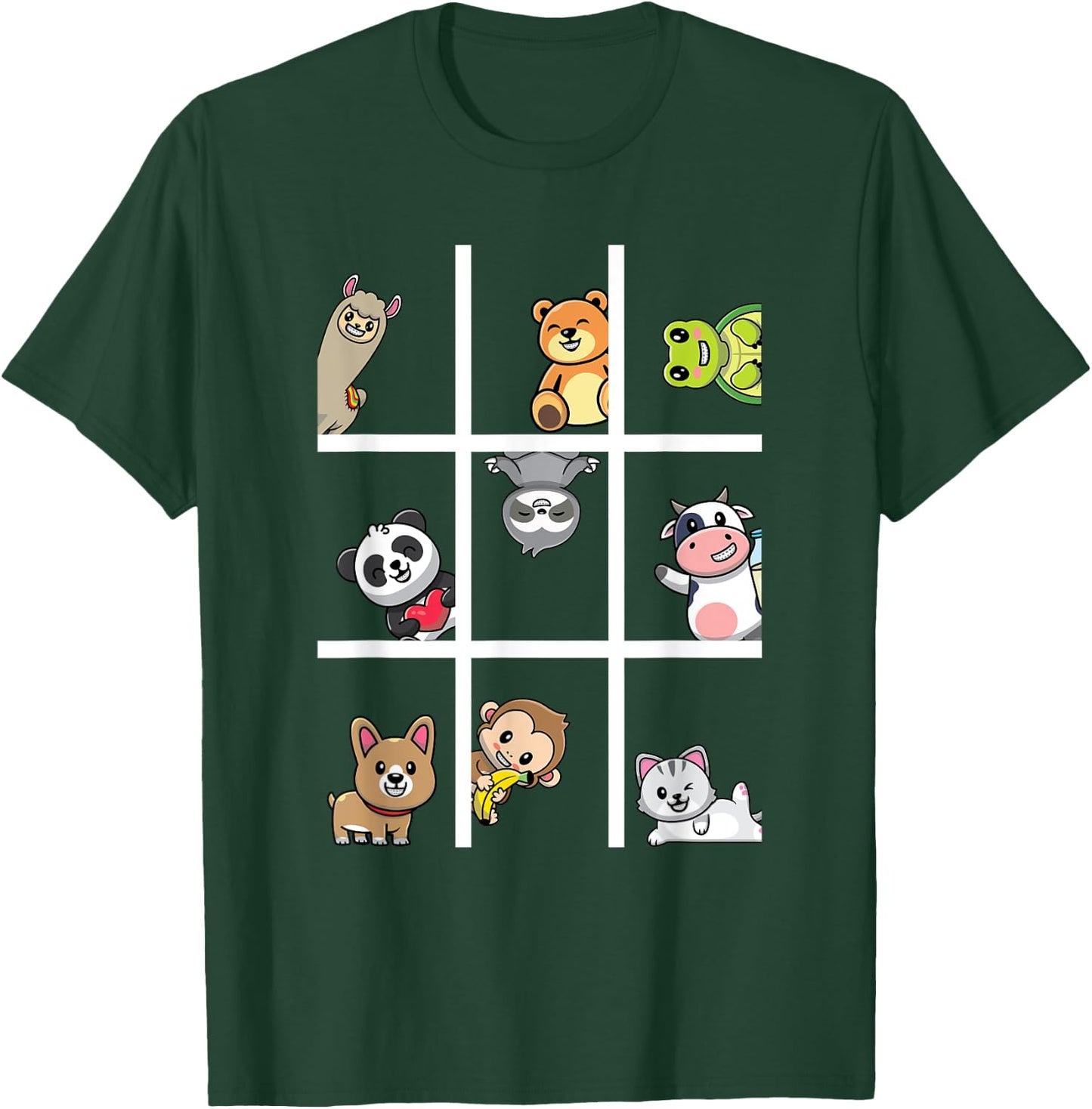 Orthodontist Animal Braces Boys Girls Kids Getting Braces T-Shirt - T-Shirt | Forest