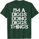 DIGGS Funny Surname Family Tree Birthday Reunion Gift T-Shirt - T-Shirt | Forest