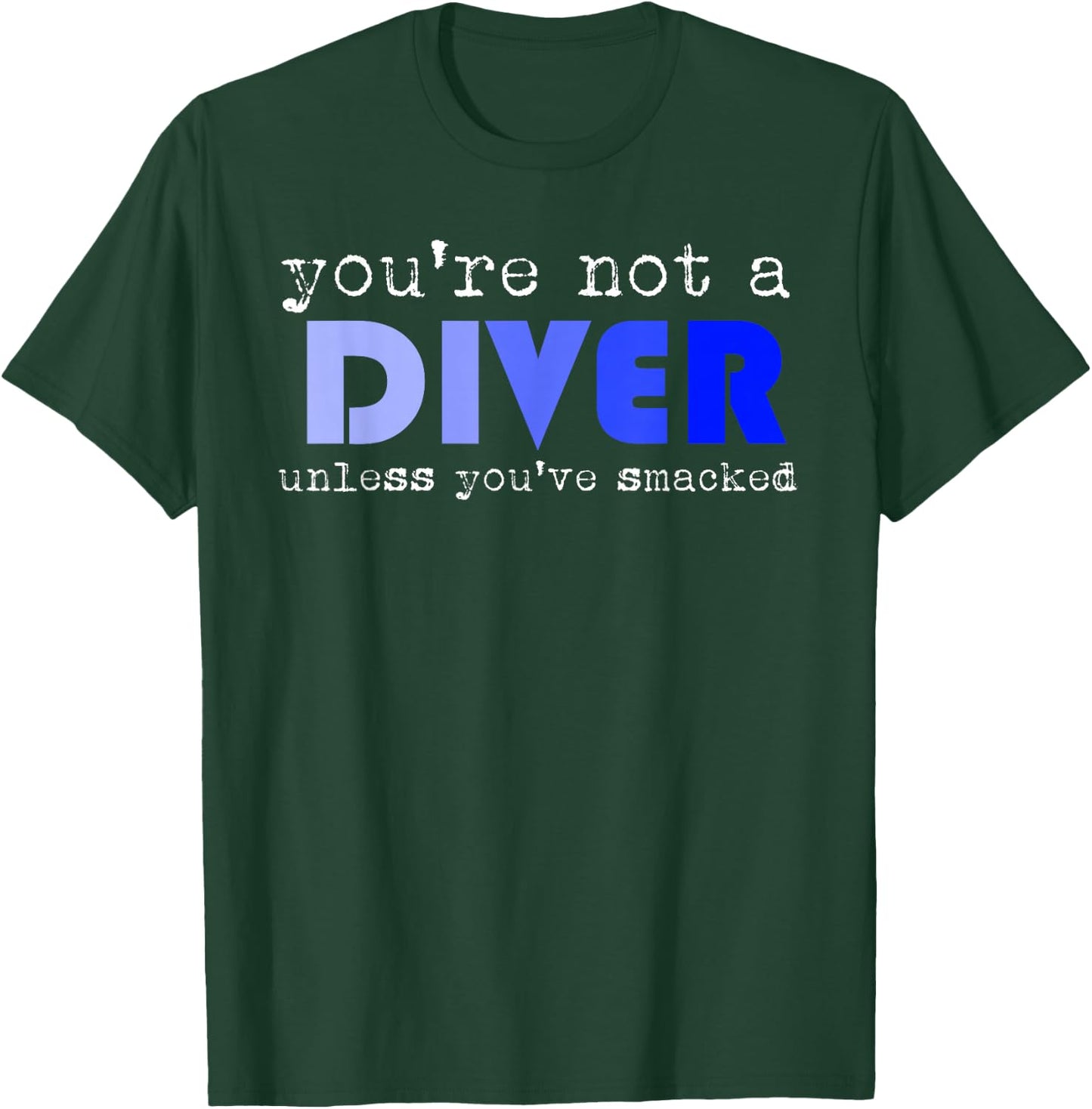 Funny Water Jumping Statement Athletes Art Diver Gift T-Shirt - T-Shirt | Forest