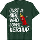 Funny Ketchup Gift Girls Kids Ketchup Merchandise Tomato T-Shirt - T-Shirt | Forest