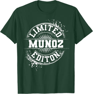 MUNOZ Funny Surname Family Tree Birthday Reunion Gift T-Shirt - T-Shirt | Forest