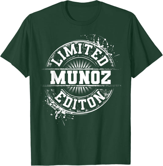 MUNOZ Funny Surname Family Tree Birthday Reunion Gift T-Shirt - T-Shirt | Forest