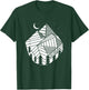 Hiking Polygon Mountains Trees - Geometric Shapes Hike Hiker T-Shirt - T-Shirt | Forest