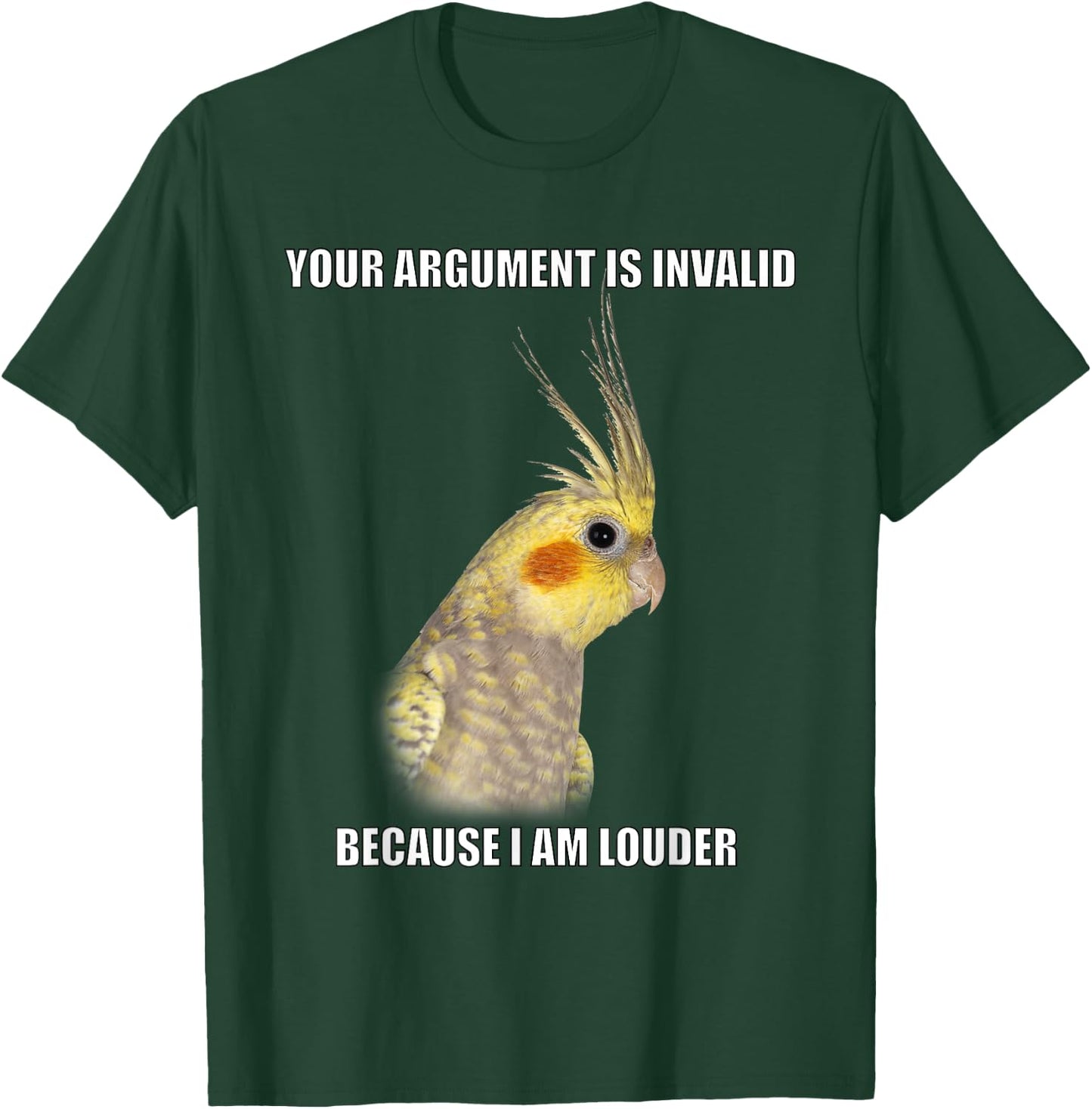 COCKATIEL Birds Funny Cockatiels Design T-Shirt - T-Shirt | Forest