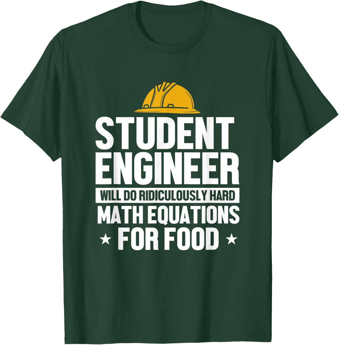 Funny Student Engineer Engineering Math Equations Humor T-Shirt - T-Shirt | Forest