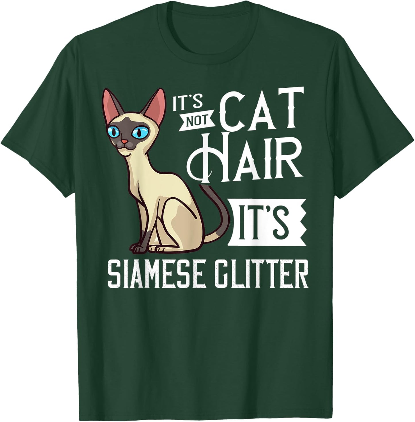 Siamese Cat Gift Kitten Owner Lover T-Shirt - T-Shirt | Forest