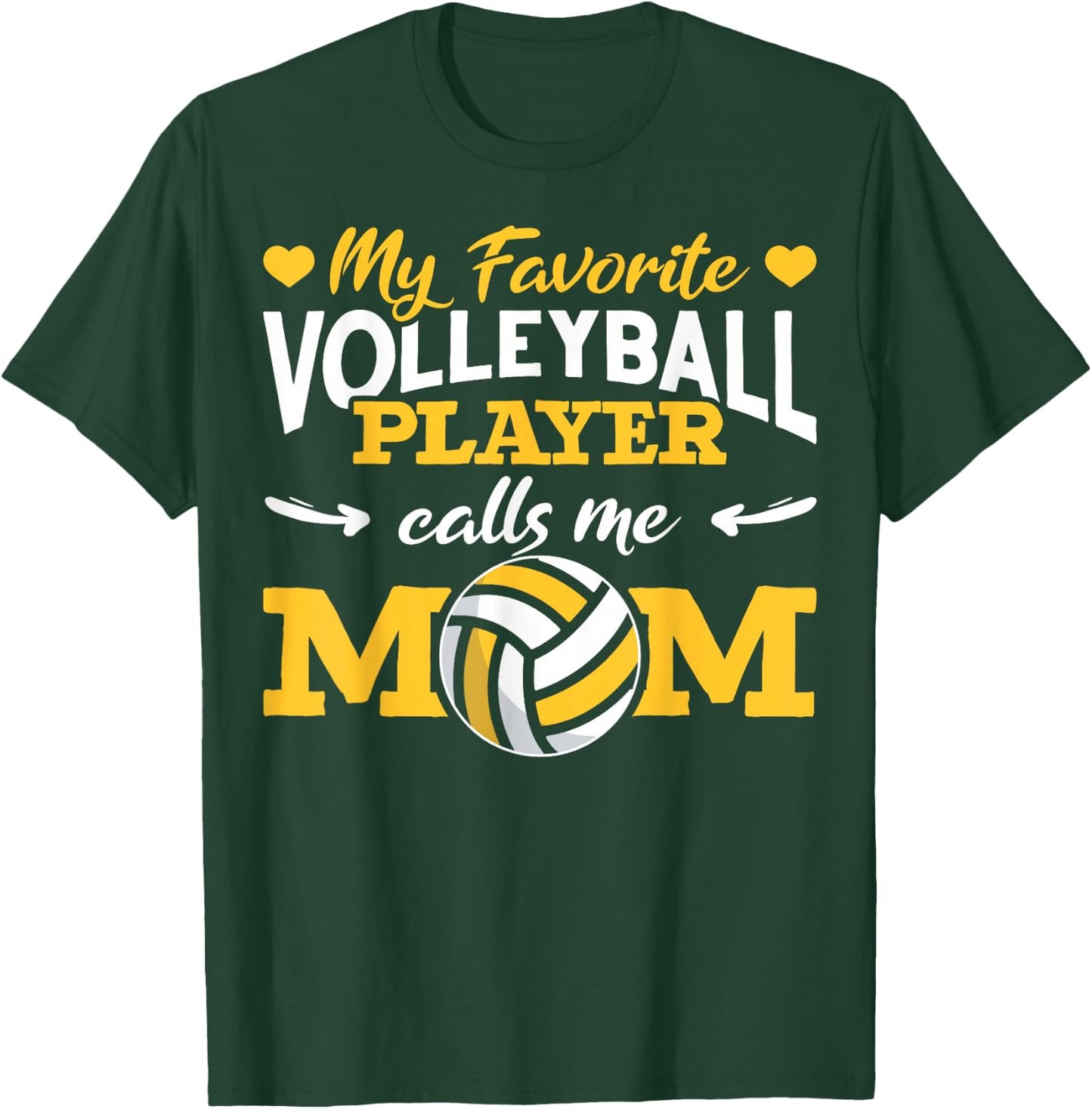 Volleyball Moms Volleyball Mom Life T-Shirt - T-Shirt | Forest