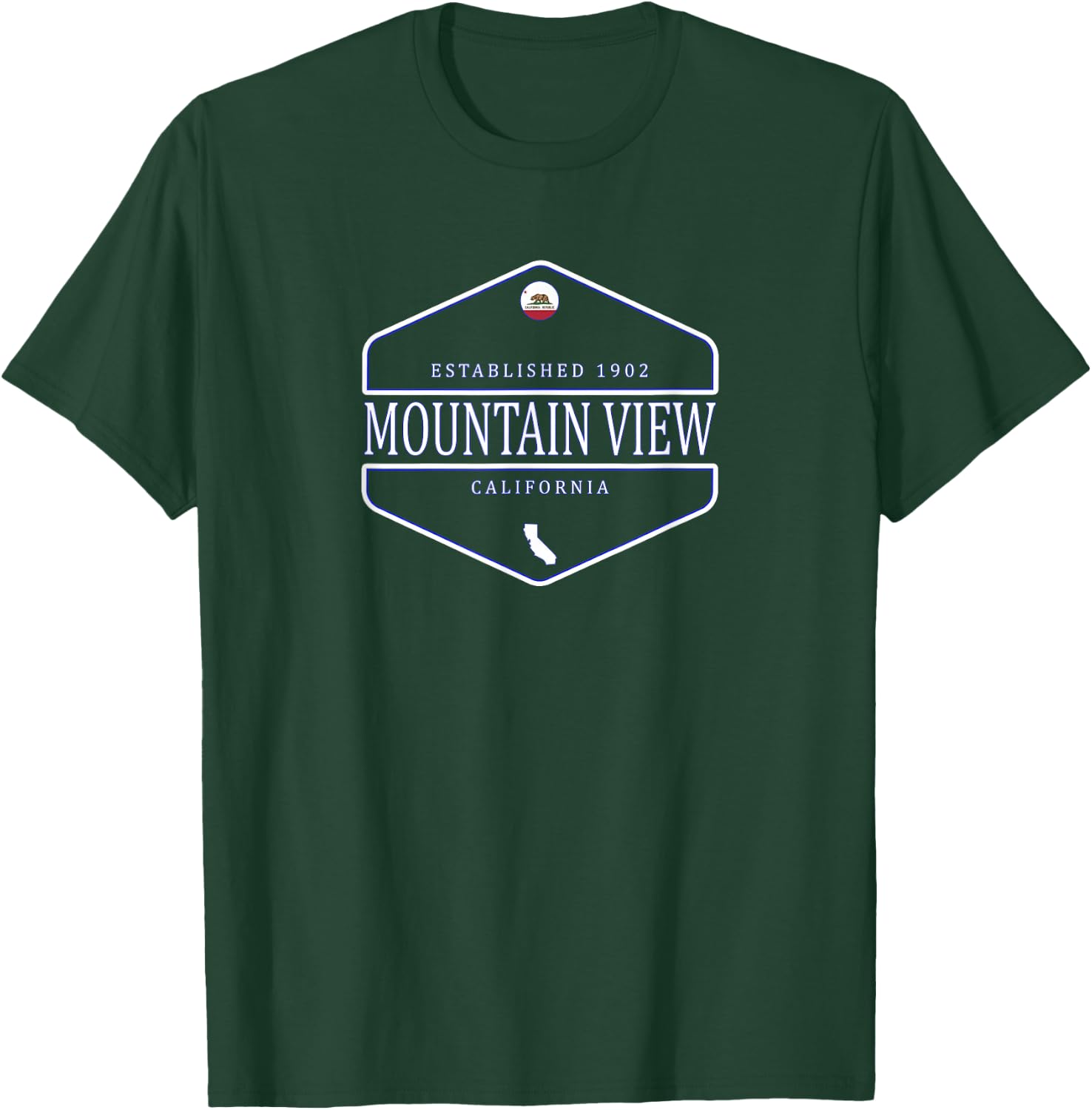 Mountain View California | Mountain View CA T-Shirt - T-Shirt | Forest