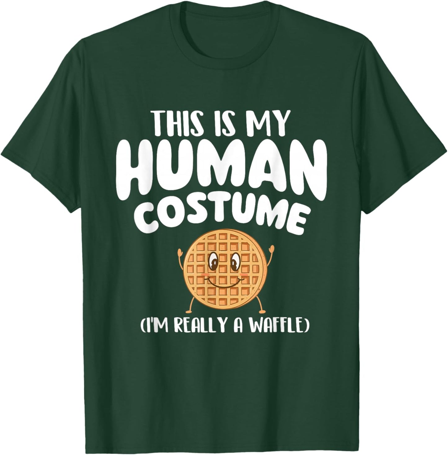 I'm Really A Waffle - Waffle Lover Breakfast T-Shirt - T-Shirt | Forest
