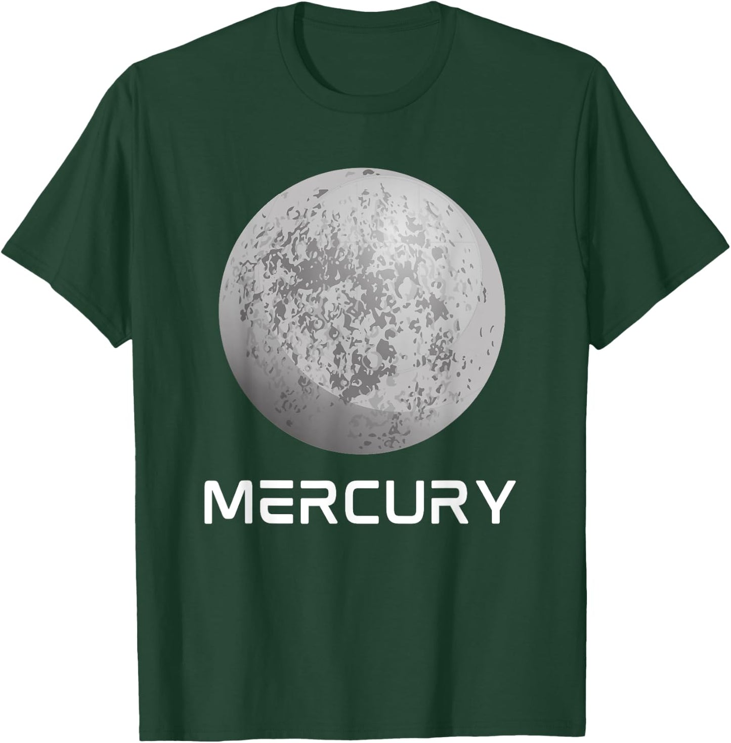 Solar System Planet Mercury Outer Space T-Shirt - T-Shirt | Forest