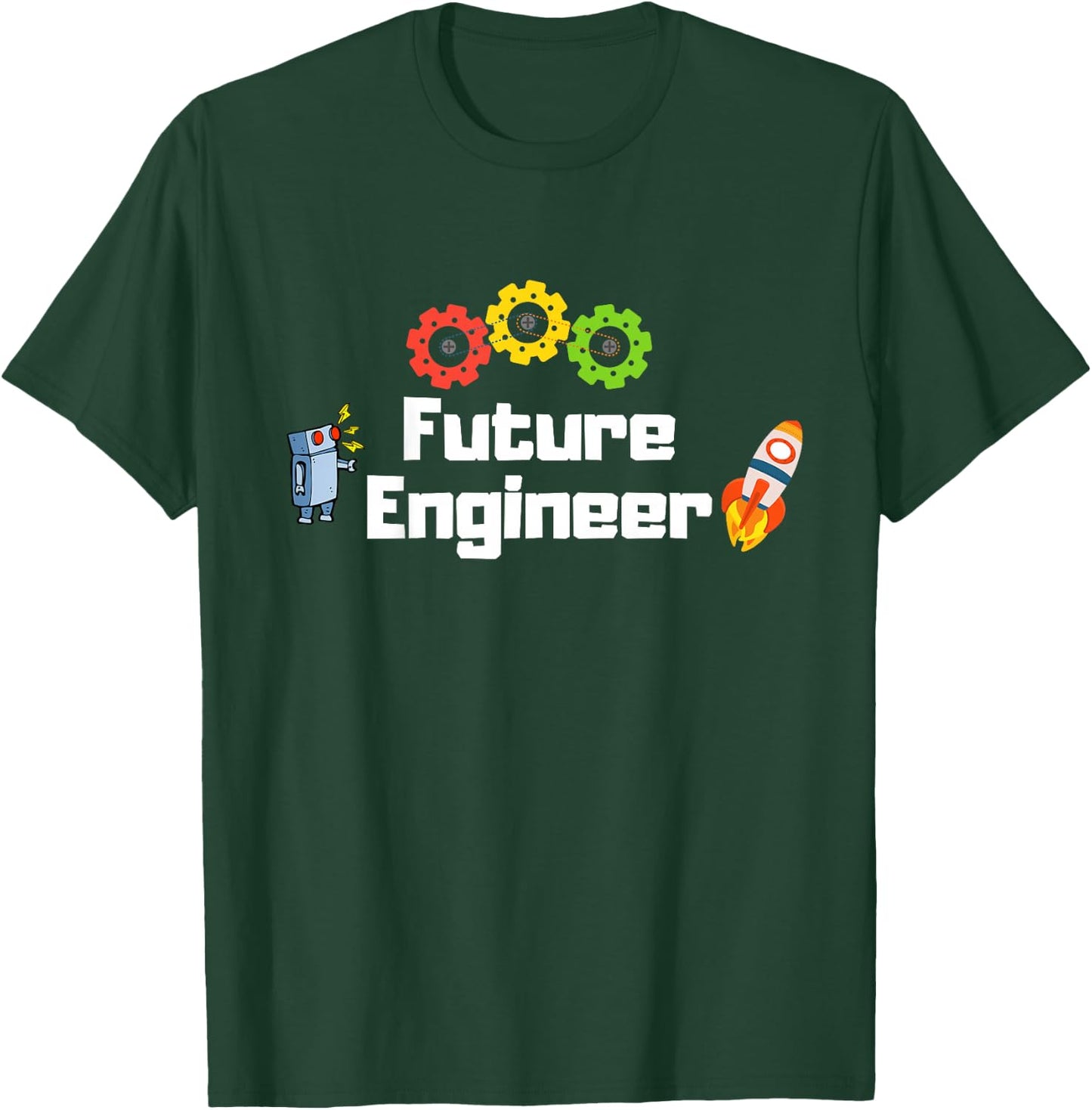 Future Engineer – STEM Gift Kids & Toddlers T-Shirt - T-Shirt | Forest