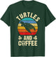 I like Turtles & Coffee Funny vintage Pet theme lover gift T-Shirt - T-Shirt | Forest