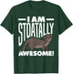Stoat Short-Tailed Weasel Ermine I Am Stoatally Awesome T-Shirt - T-Shirt | Forest