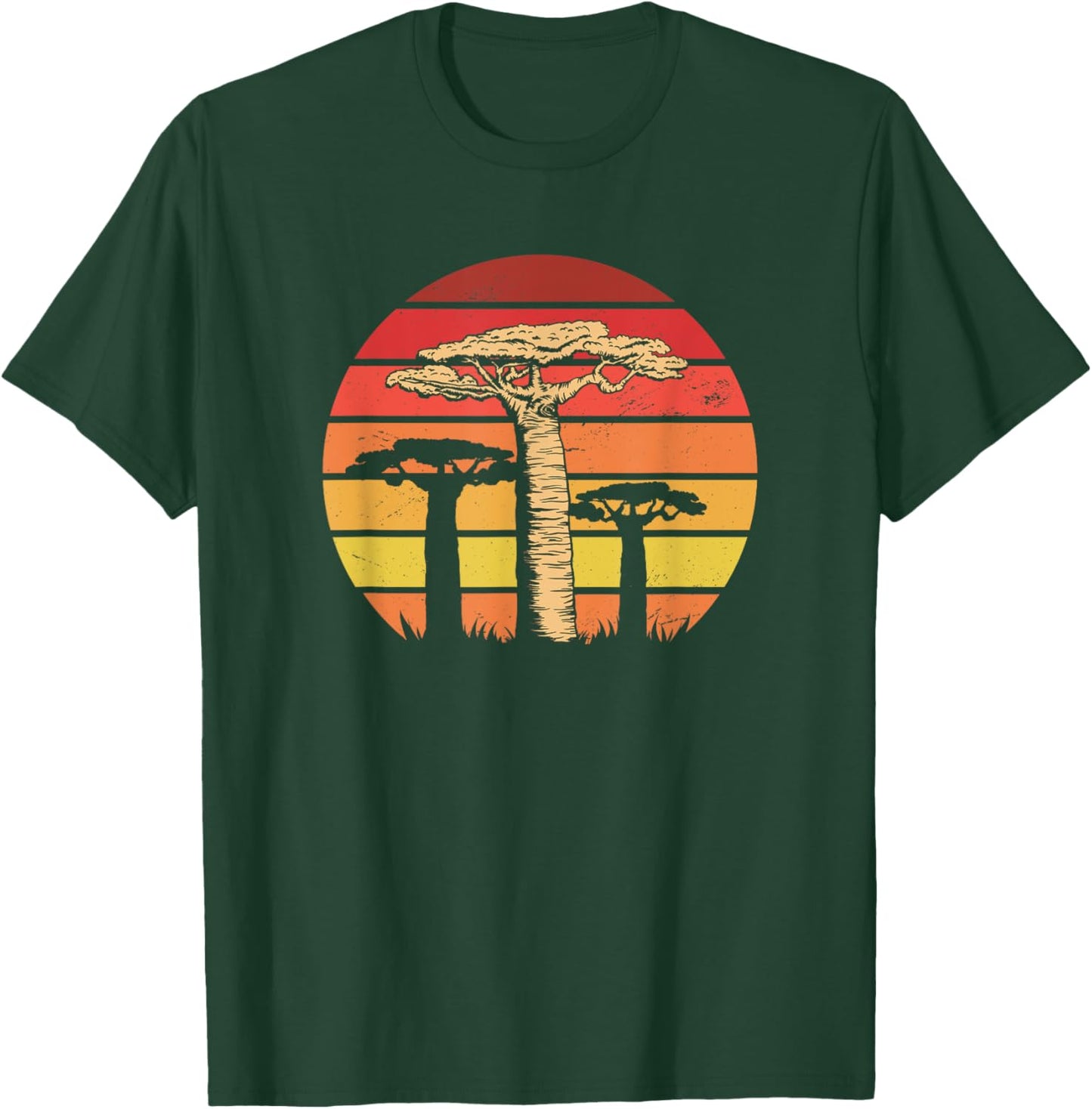 African Trees Baobab T-Shirt - T-Shirt | Forest