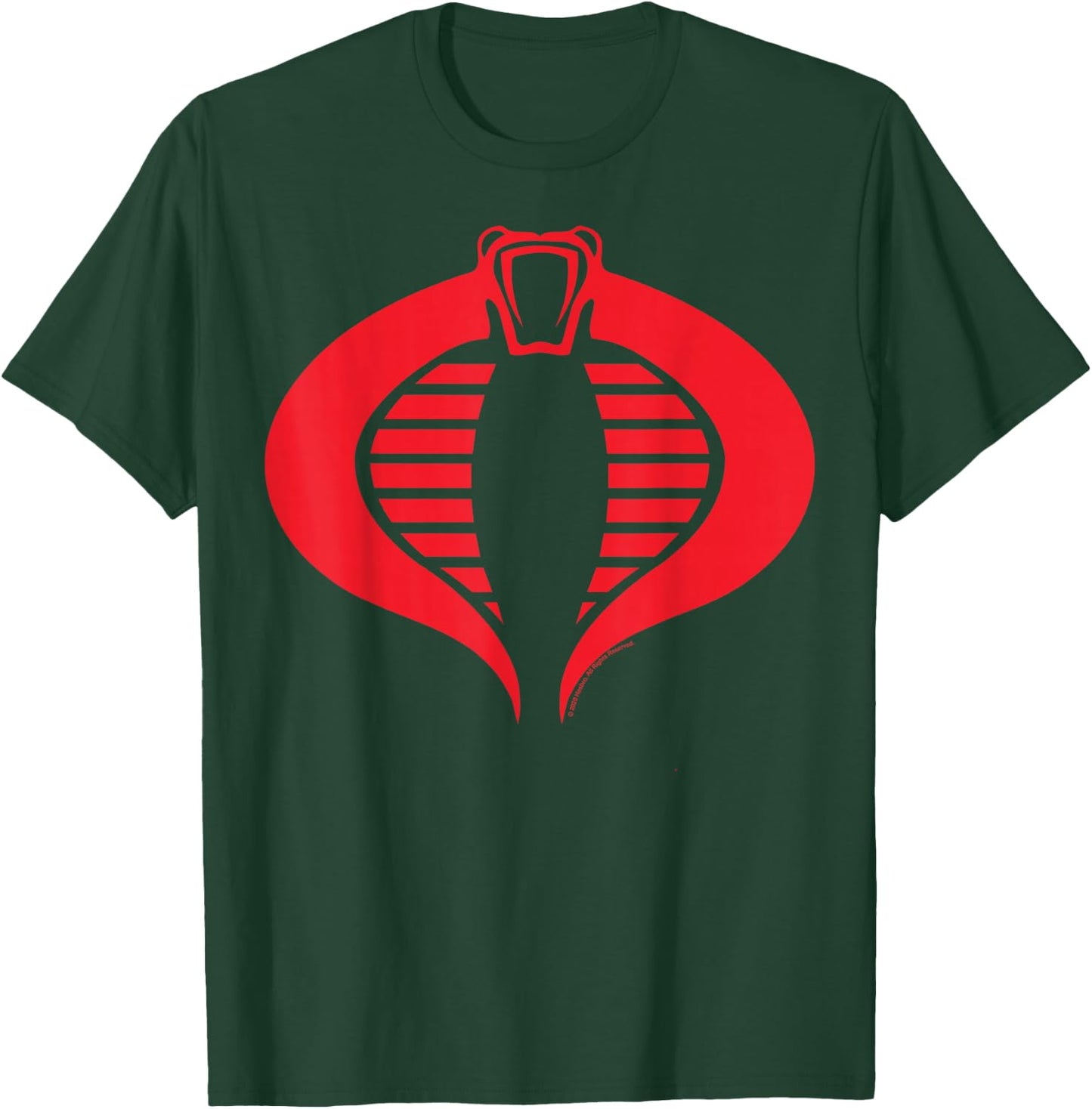 G.I. Joe Retro Silhouette Cobra Logo Small T-Shirt - T-Shirt | Forest
