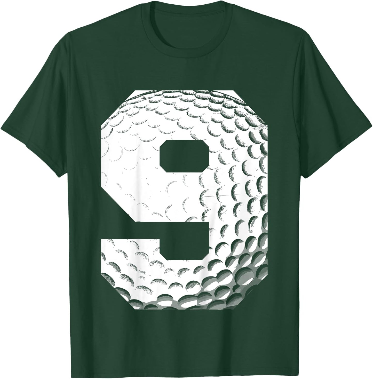 Kids 9th Birthday Boy Golf Player Golf 9 Years Old T-Shirt - T-Shirt | Forest