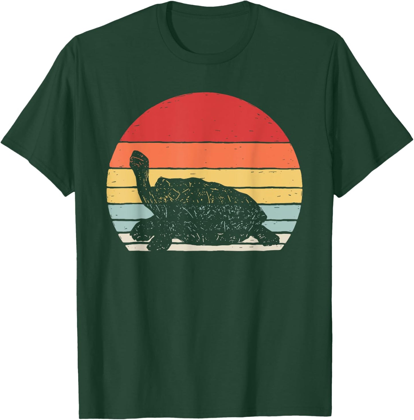 Vintage Retro Galapagos Tortoise T-Shirt - T-Shirt | Forest