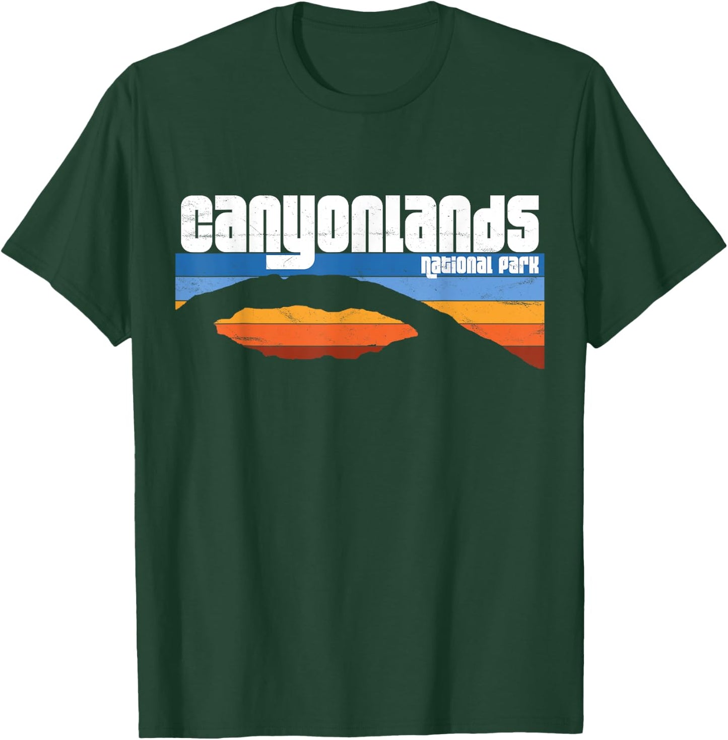 Retro Canyonlands National Park Moab Utah Vacation UT T-Shirt - T-Shirt | Forest