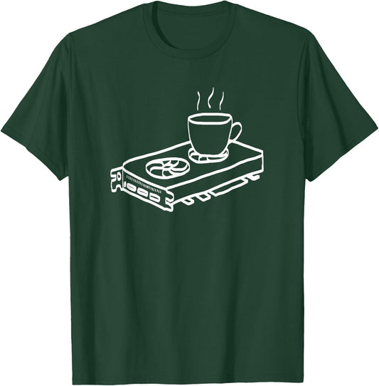 Funny PC Gaming, GPU Cup Holder T-Shirt - T-Shirt | Forest