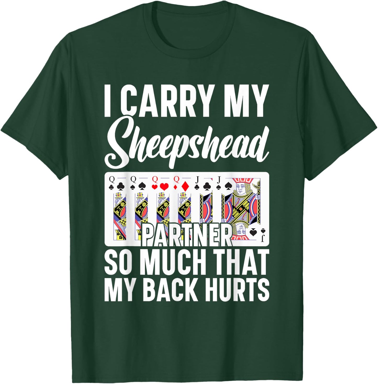 Sheepshead Game Sheepshead Card Game Lover Sheepshead T-Shirt - T-Shirt | Forest