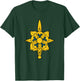 Army Military Intelligence Corps Branch Veteran Insignia T-Shirt - T-Shirt | Forest