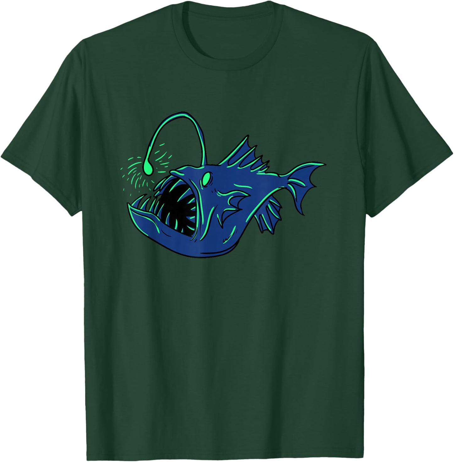 Anglerfish Deep Sea Monster Costume T-Shirt - T-Shirt | Forest