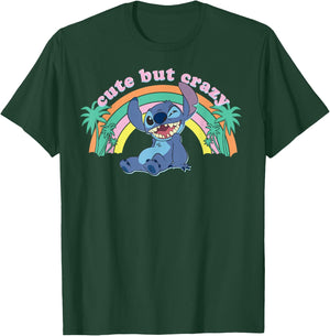 Disney Lilo & Stitch Cute But Crazy Stitch T-Shirt - T-Shirt | Forest