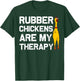 Funny Rubber Chicken Gift Men Women Rubber Chicken Costume T-Shirt - T-Shirt | Forest