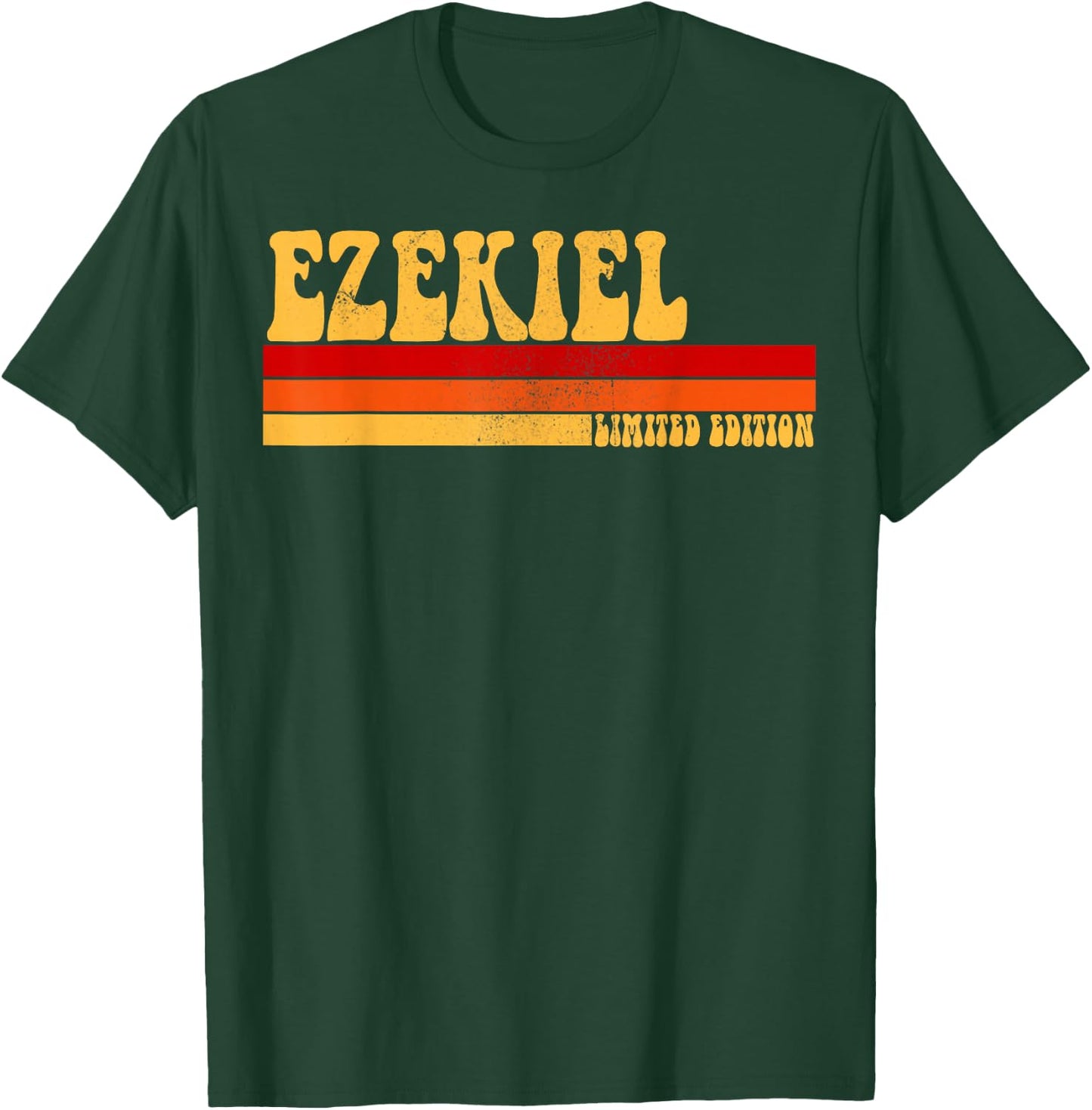 EZEKIEL Name Personalized Idea Men Retro Vintage EZEKIEL T-Shirt - T-Shirt | Forest