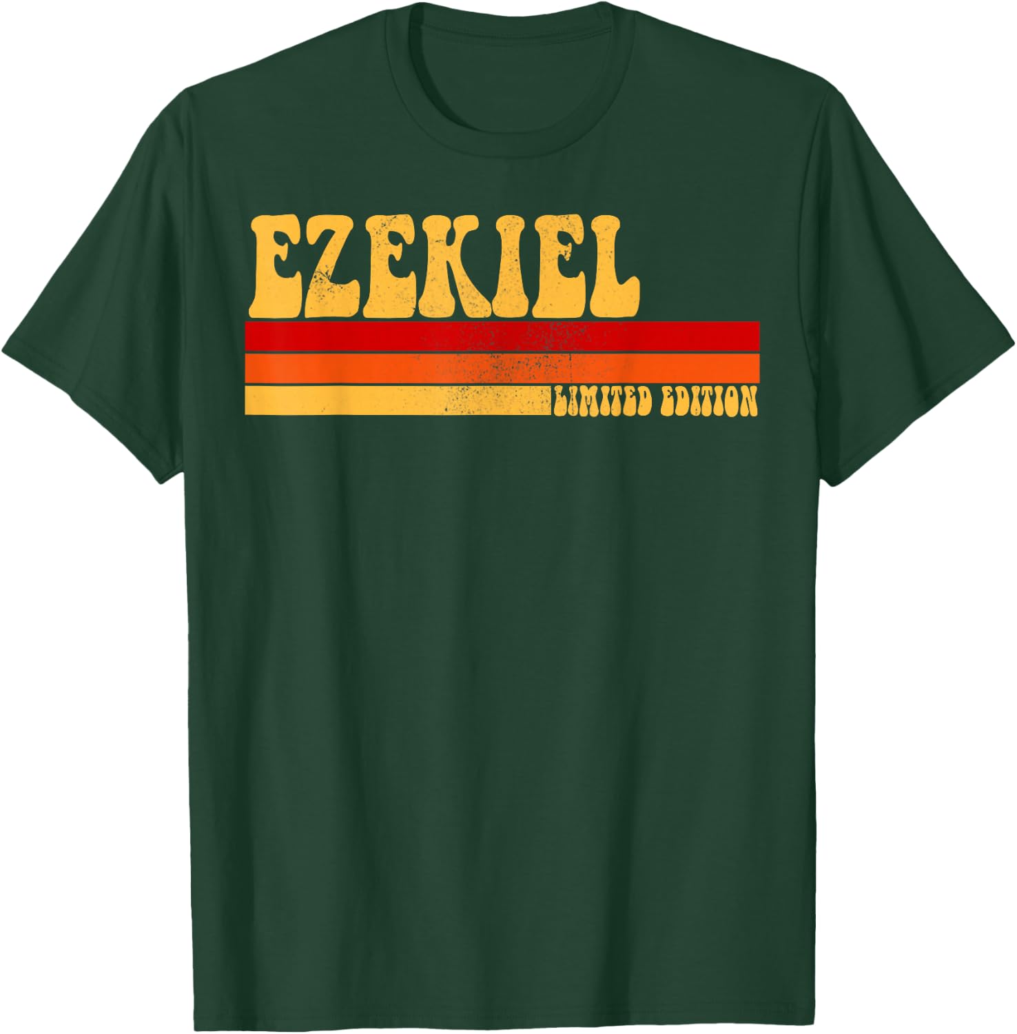EZEKIEL Name Personalized Idea Men Retro Vintage EZEKIEL T-Shirt - T-Shirt | Forest