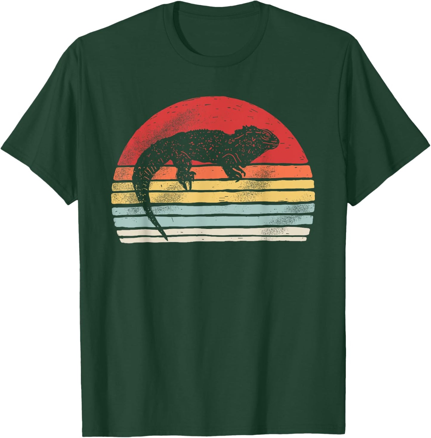 Vintage Retro Tuatara T-Shirt - T-Shirt | Forest