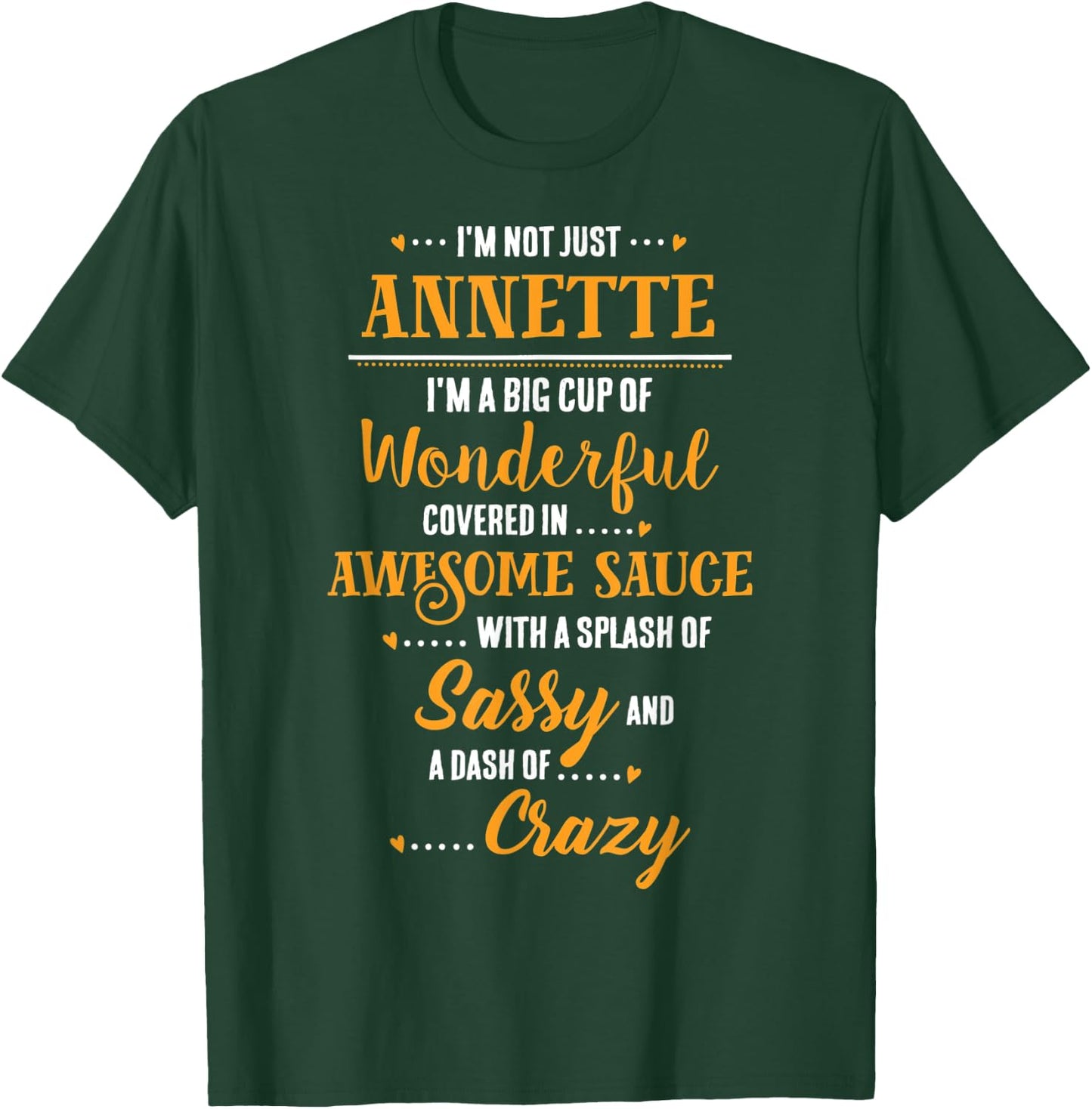 Inked - ANNETTE Big Cup Of Awesome Sassy Classy Crazy T-Shirt - T-Shirt | Forest