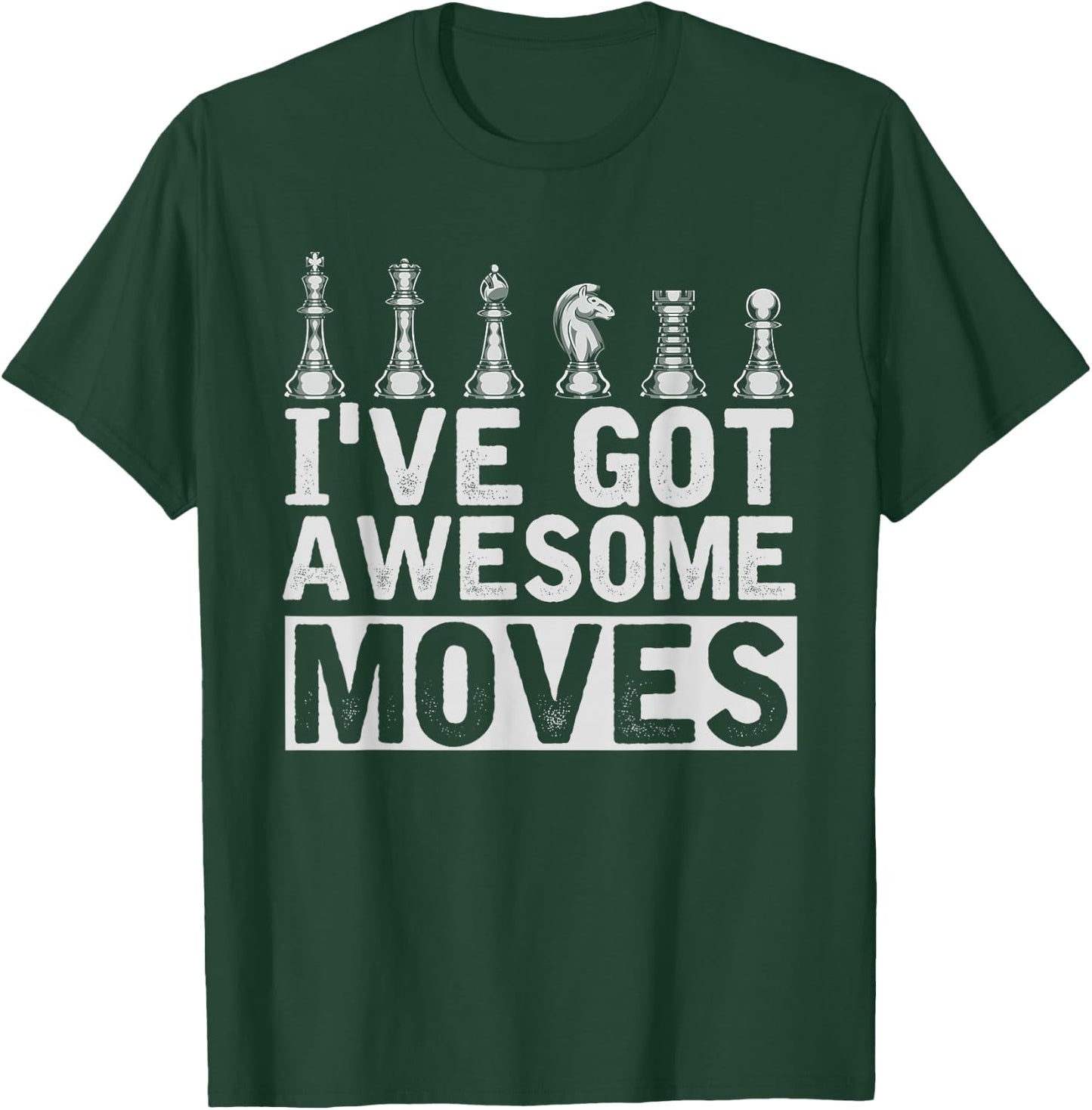 Chess Figure Board Game Thinking Athlete Gift Funny Chess T-Shirt - T-Shirt | Forest