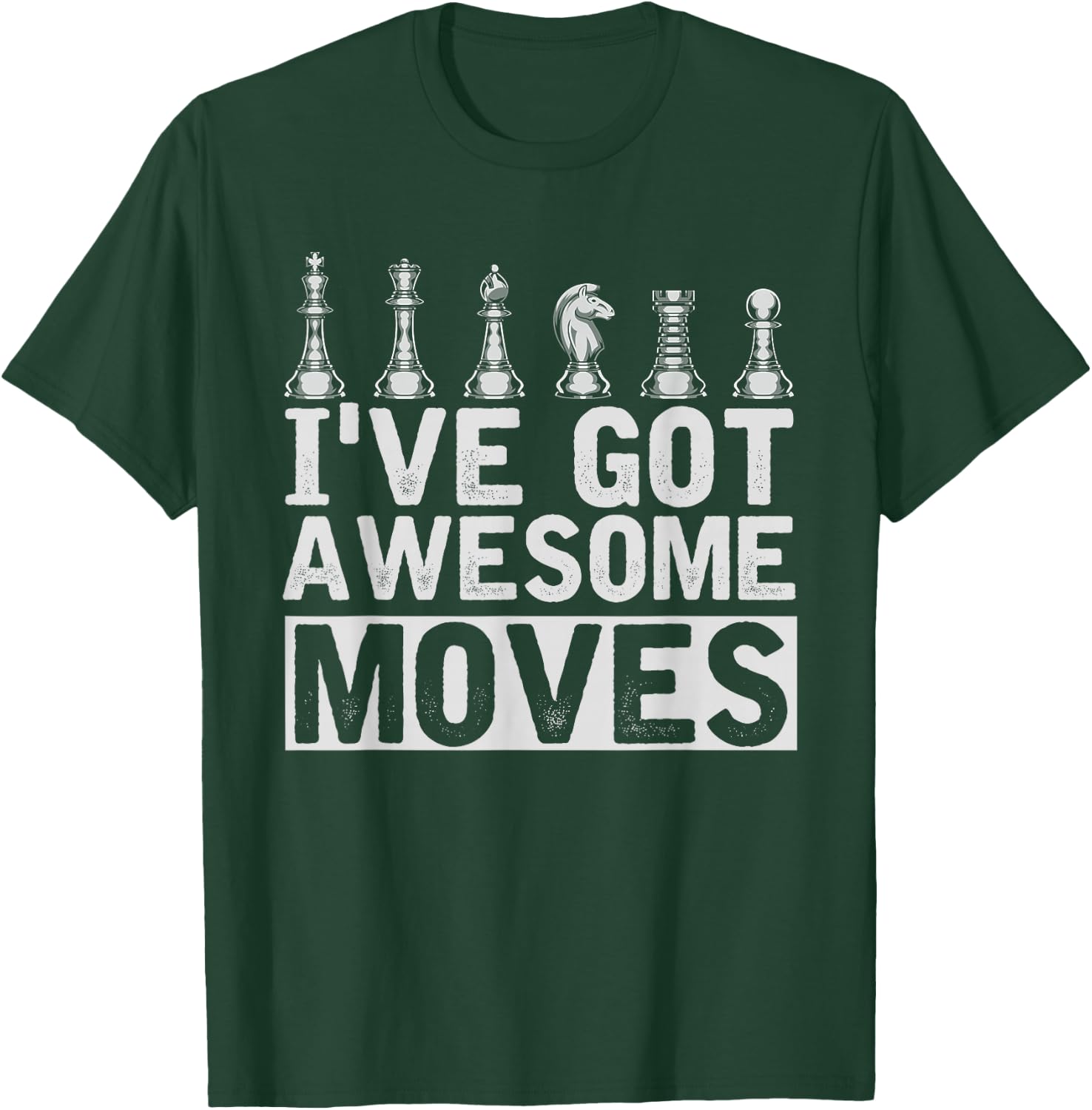 Chess Figure Board Game Thinking Athlete Gift Funny Chess T-Shirt - T-Shirt | Forest