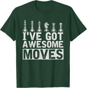 Chess Figure Board Game Thinking Athlete Gift Funny Chess T-Shirt - T-Shirt | Forest