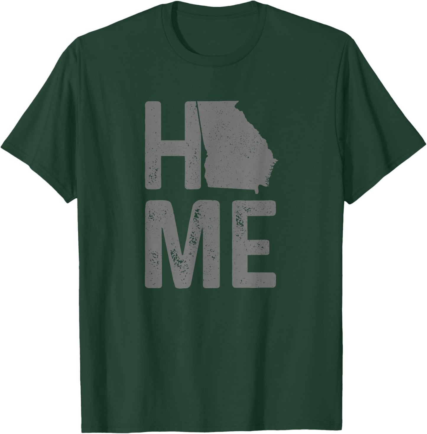 Georgia Home Vintage State Map Pride Gift T-Shirt - T-Shirt | Forest