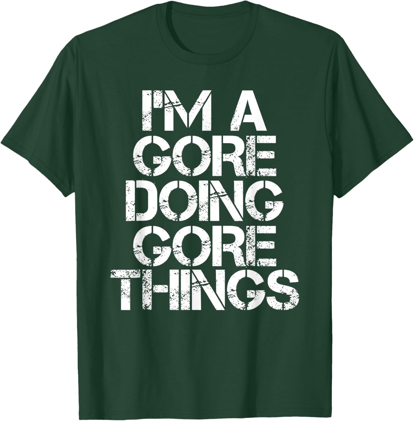 GORE Funny Surname Family Tree Birthday Reunion Gift T-Shirt - T-Shirt | Forest