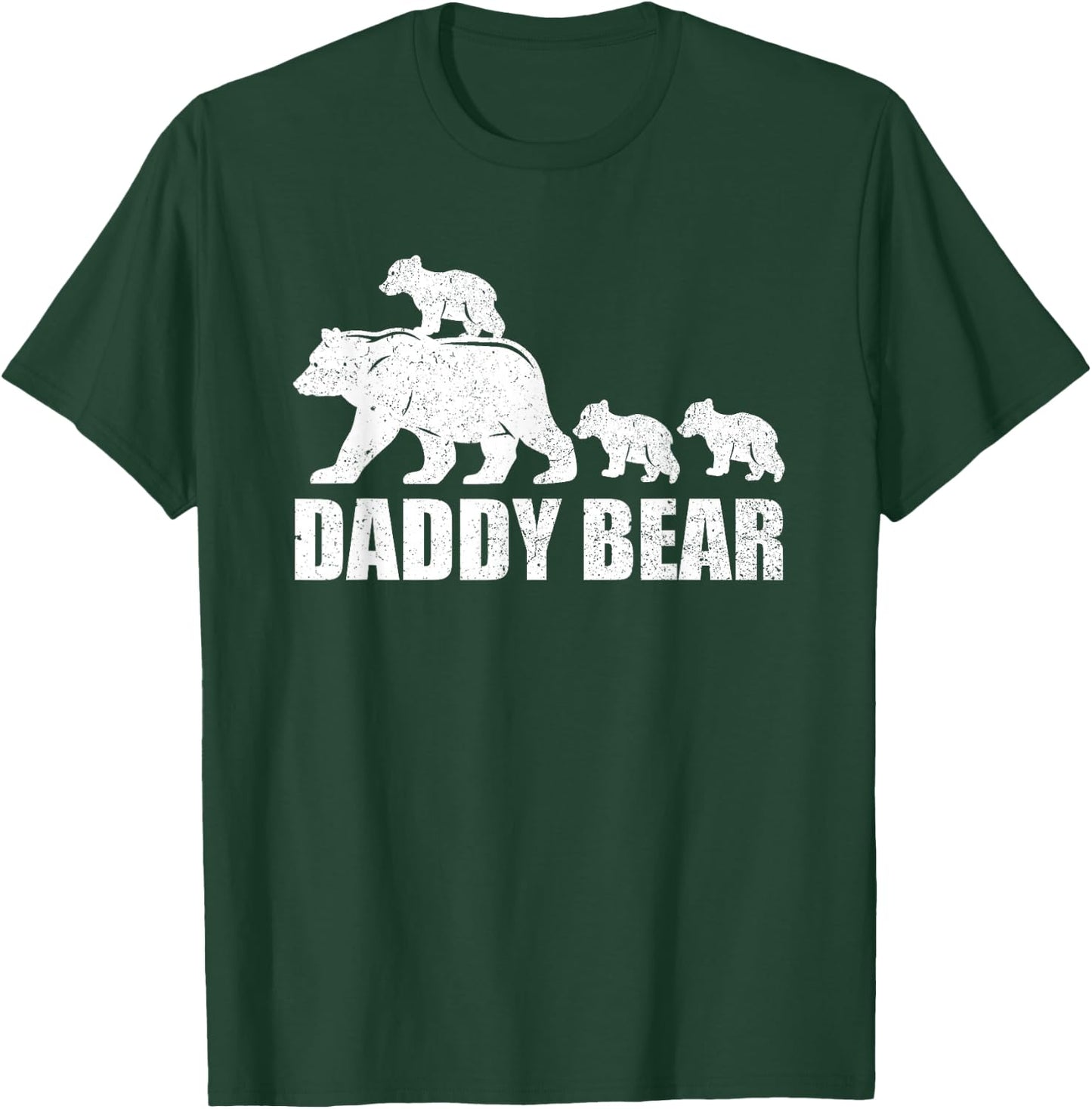 Daddy Bear 3 Cubs Shirt Daddy Bear 3 Kids Dad 3 Kids T-Shirt - T-Shirt | Forest