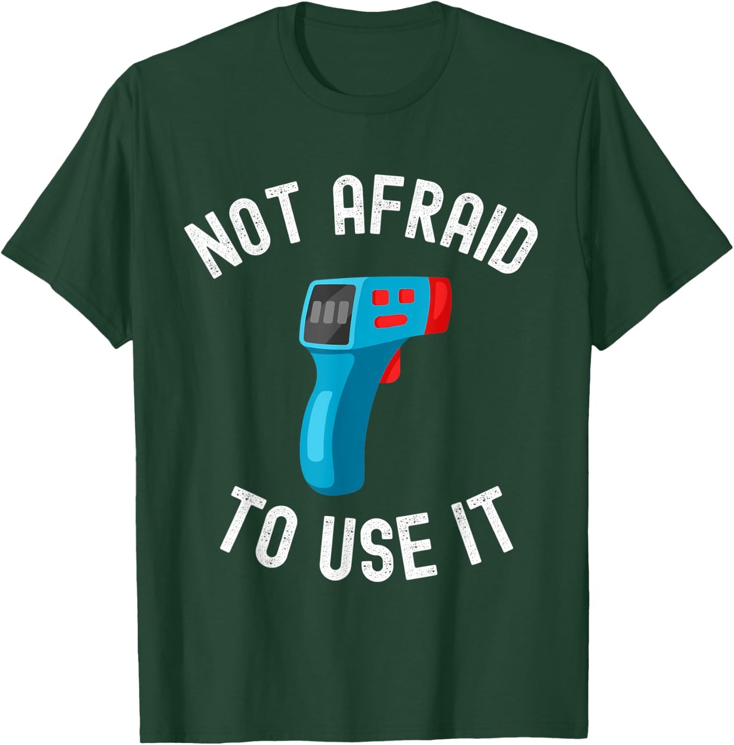 Funny Thermometer Checkpoint Humor for Temperature Check T-Shirt - T-Shirt | Forest