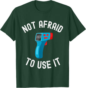 Funny Thermometer Checkpoint Humor for Temperature Check T-Shirt - T-Shirt | Forest