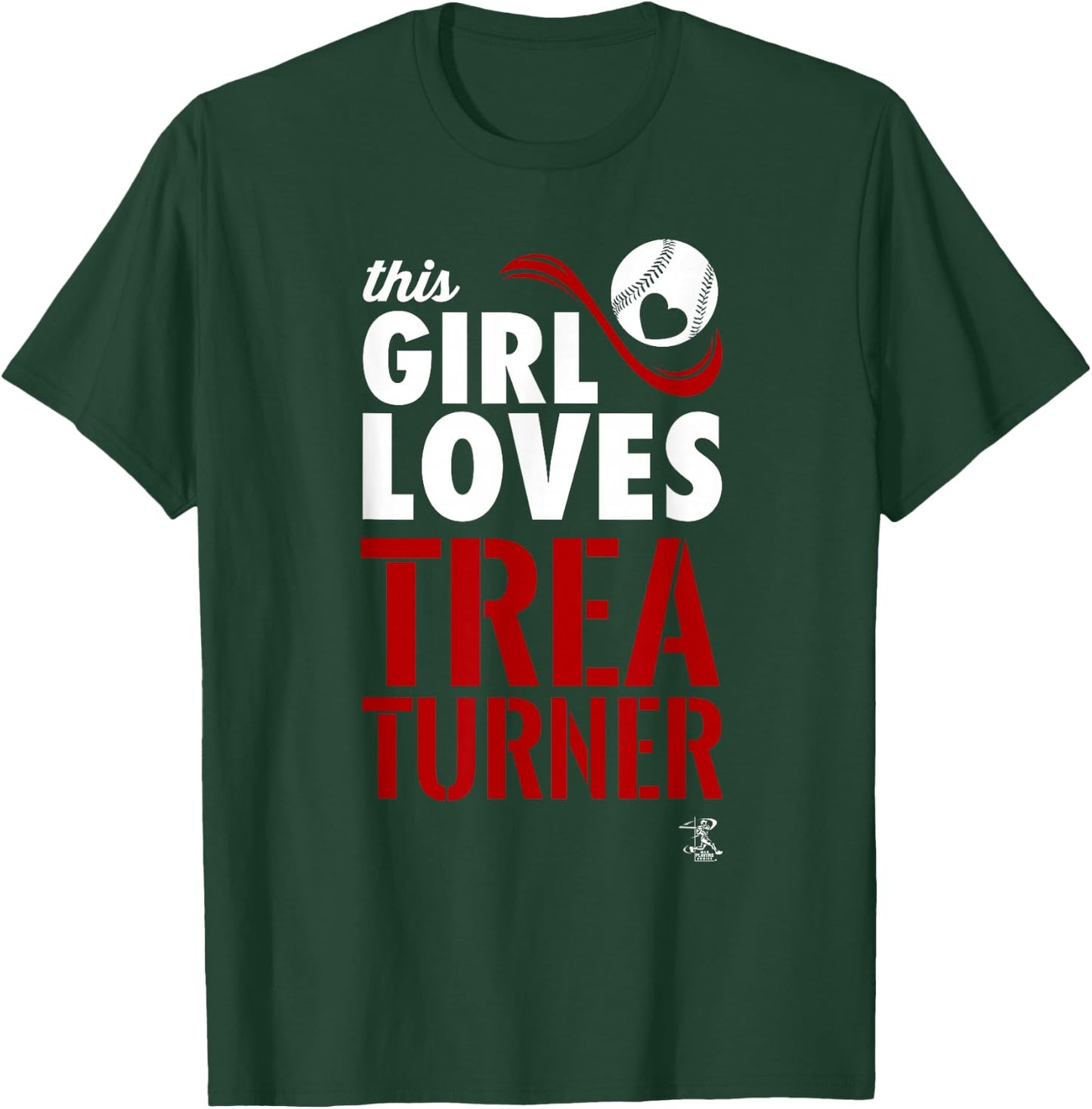 Trea Turner This Girl Loves Gameday T-Shirt - T-Shirt | Forest