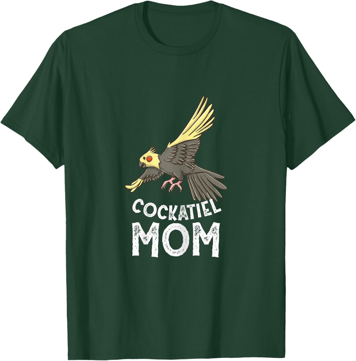Cockatiel Mom for Cockatiel Owner T-Shirt - T-Shirt | Forest