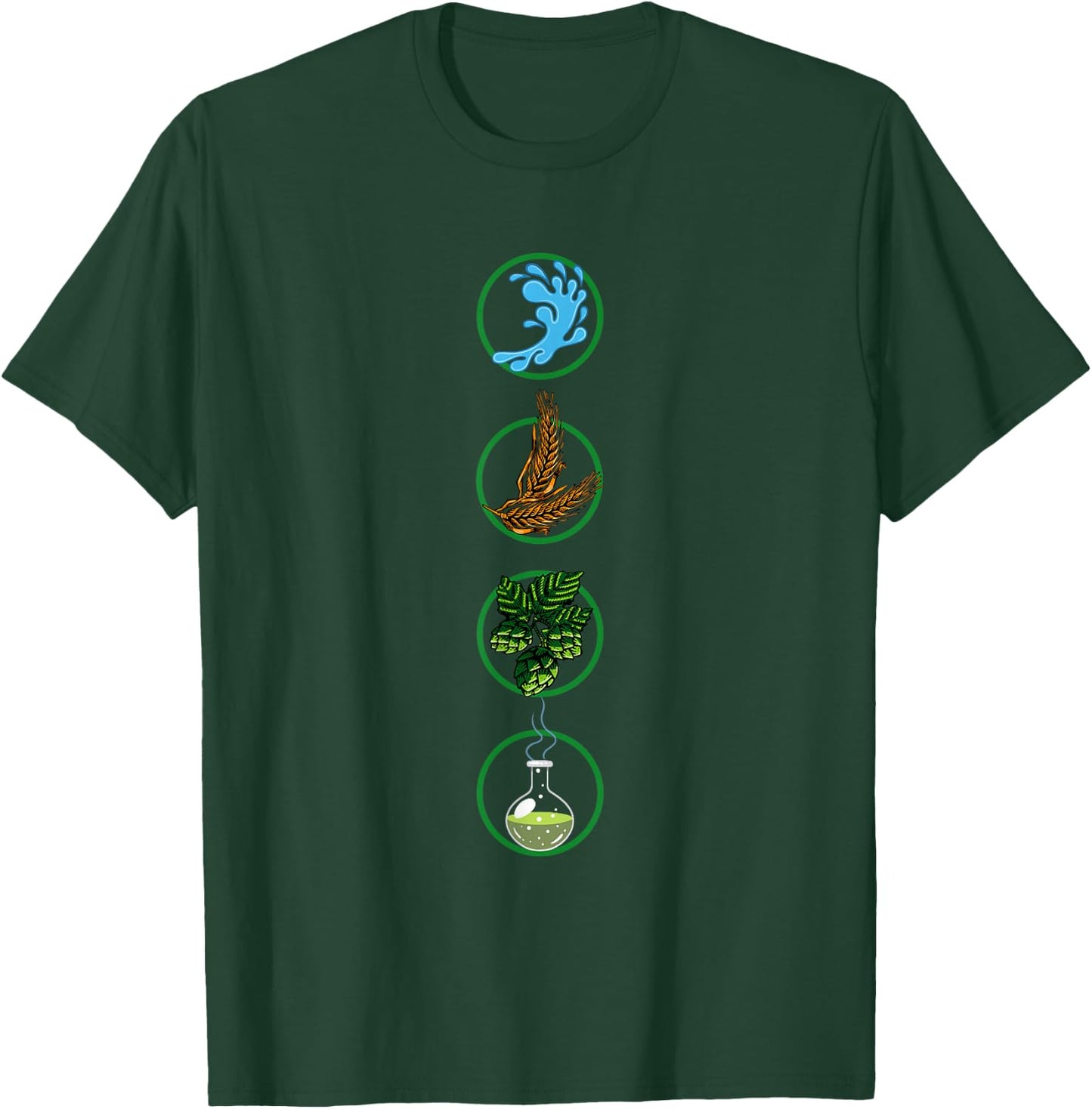 Beer Brewer - Home Brewing Craft Beer T-Shirt - T-Shirt | Forest