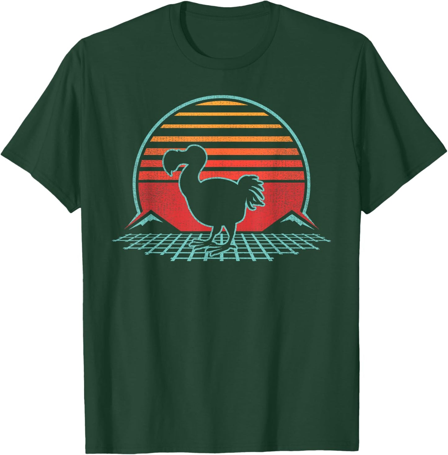 Dodo Lover Bird Animal Retro Vintage 80s Style T-Shirt - T-Shirt | Forest